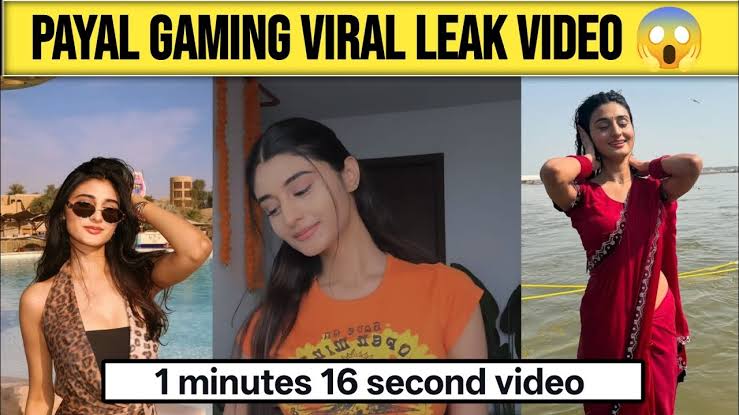 Payal Gaming Viral Video 1 Minutes 16 Second , Payal Gaming Viral Leak Video Clips
