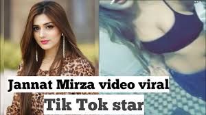 Jannat Mirza Viral Video , Pakistani Tiktoker Model Jannat Mirza Full Video Download
